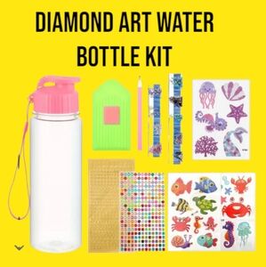 - Pink Diamond Art Water Bottle Kit - NWOB